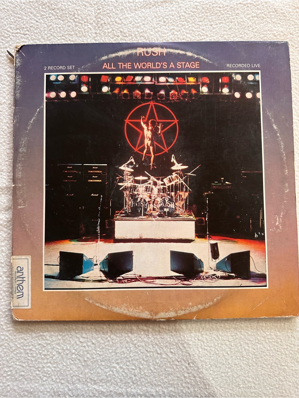 Vintage Rush LP All the worlds a stage